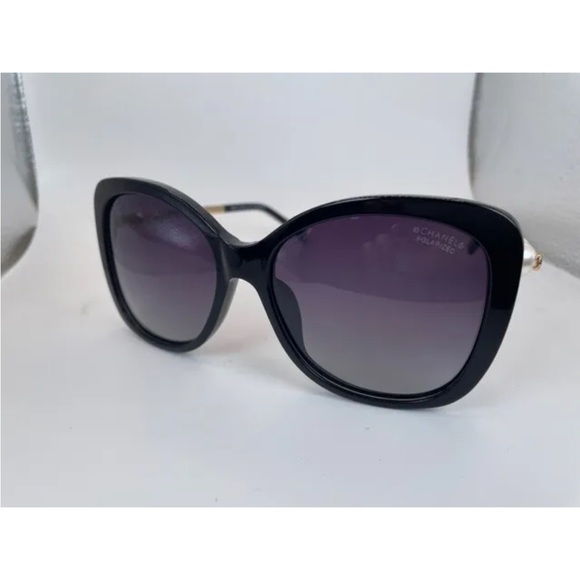 Auth Chanel pearl polarized sunglasses - Picture 2 of 5